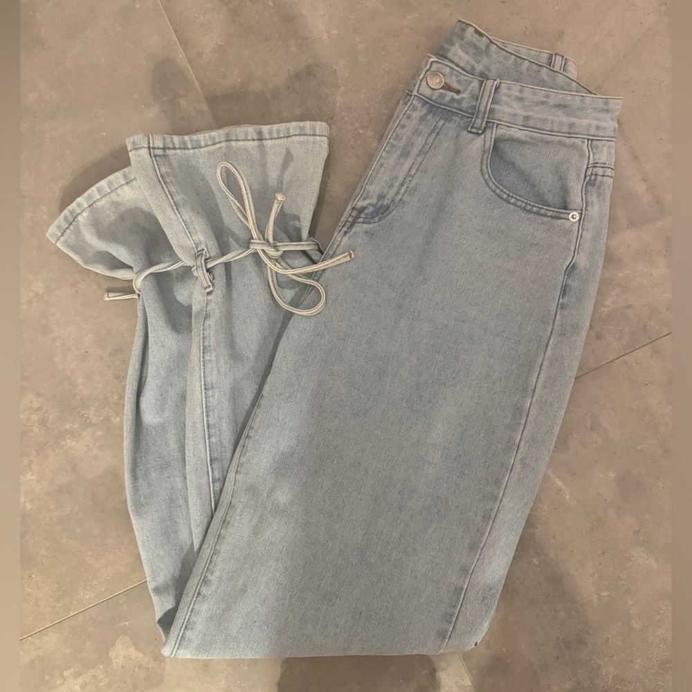 Denim Jean Balloon Pants | S